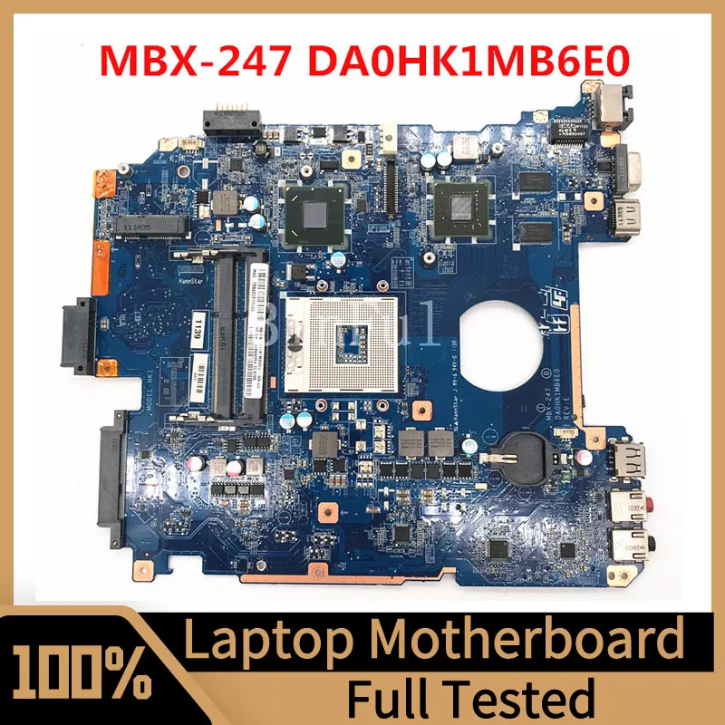 

Материнская плата DA0HK1MB6E0 для ноутбука Sony MBX-247 SLJ4P, 100% протестированная, работает хорошо