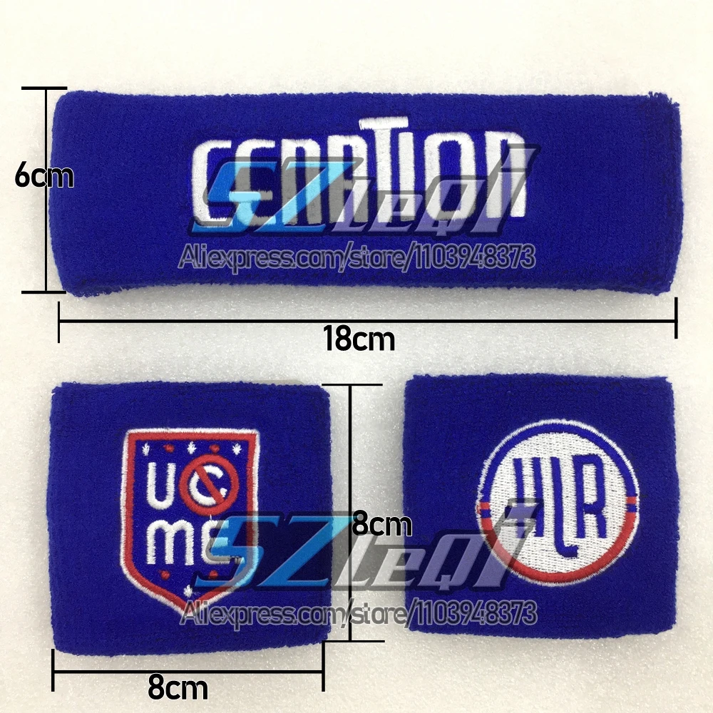 2026 Wrestling-Sport-Schweißband-Set für JOHN CENA – Terry-Stoff-Fitness-Essentials für Herren – Schweißband- und Stirnband-Kit – Detail 4