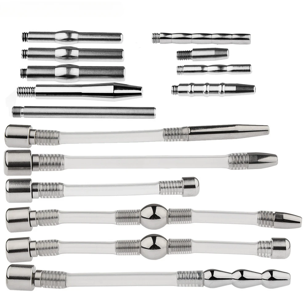 Urethral Catheter Penis Plug Male Masturbator Penis Insertion Urethra Sound Dilator Beads Horse Eye Sex Toy For Men