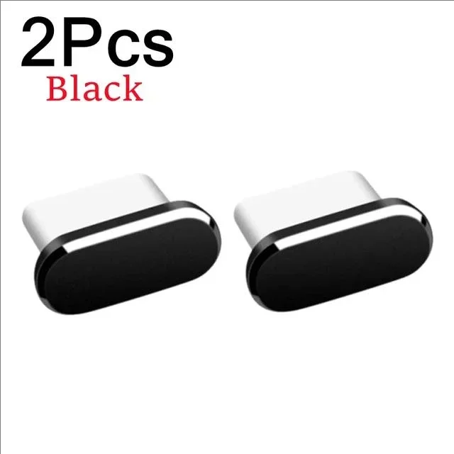 Premium Metal Dust Plug for Type-C Charge Port - Enhanced Mobile Phone Protection Cap