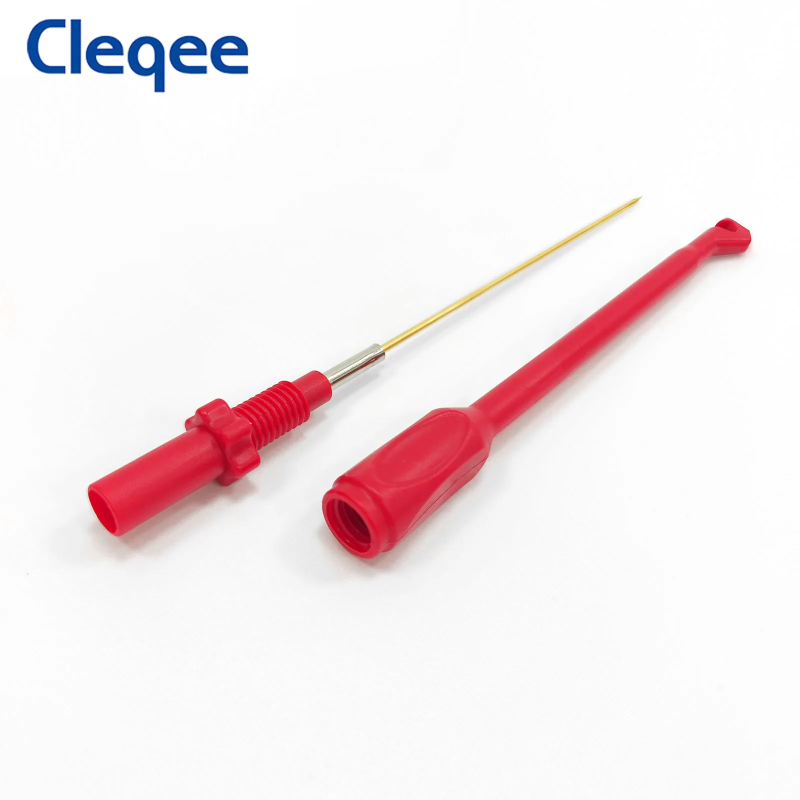 

Cleqee P30036 Automotive Non-Destructive Puncture Probe with 4mm Jack Multimeter Test Hook Tool Safety Wire-Piercing Probes