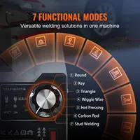 VEVOR Stud Welder Dent Repair Kit Auto Body Spot Welding Dent Puller Machine with 7 Welding Modes & Adjustable Power 2