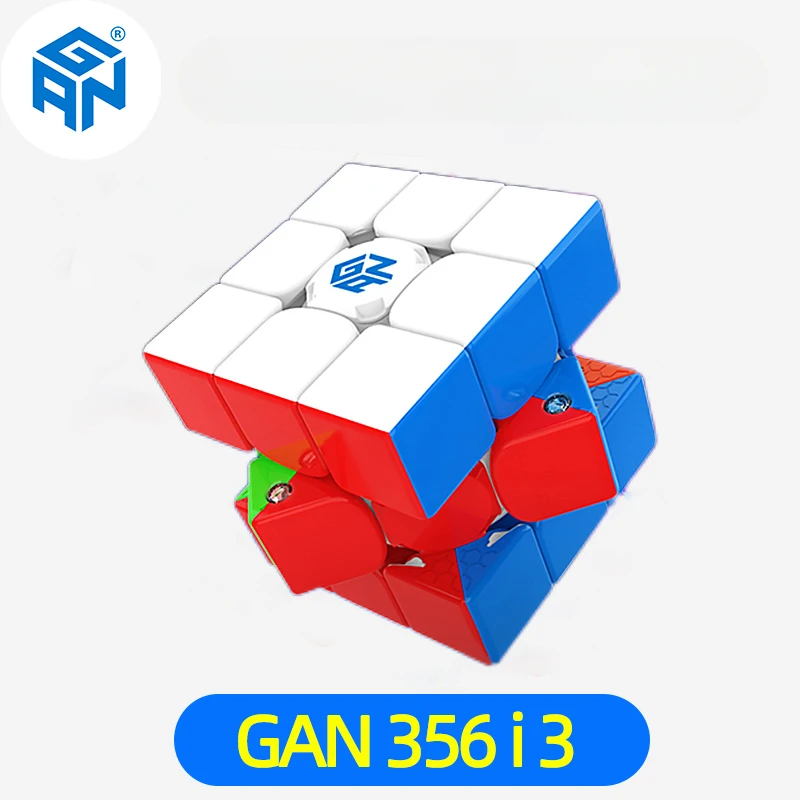 GAN356 I 3 Smart Cube 356i 3x3x3 Magnetic Speed Cube Stickerless 3x3 Speed Cubo Professional Magic Cube Puzzle Toys gan 356 i carry s smart cube magnetic 3x3 speed cube intelligent tracking
