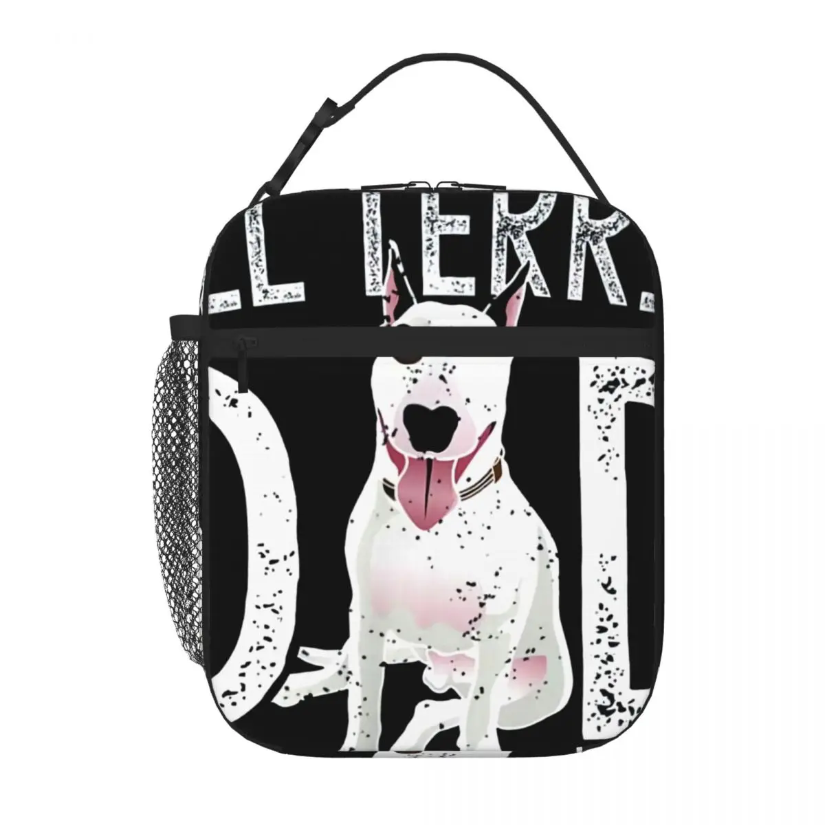 Mens Stafter Bull Terrier Dog Lunch Tote Lunch Bag Borse Isolanti Borsa Termica Femminile