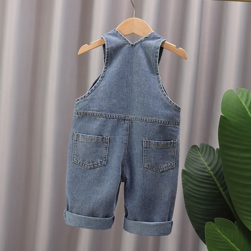 Children Overalls Pants Soft Cotton Baby Boys Overalls Spring Autumn Kids cartoon Long Pants Casual Girls Jumpsuits Children Clothes SuspenderTrousers Kids Outfits