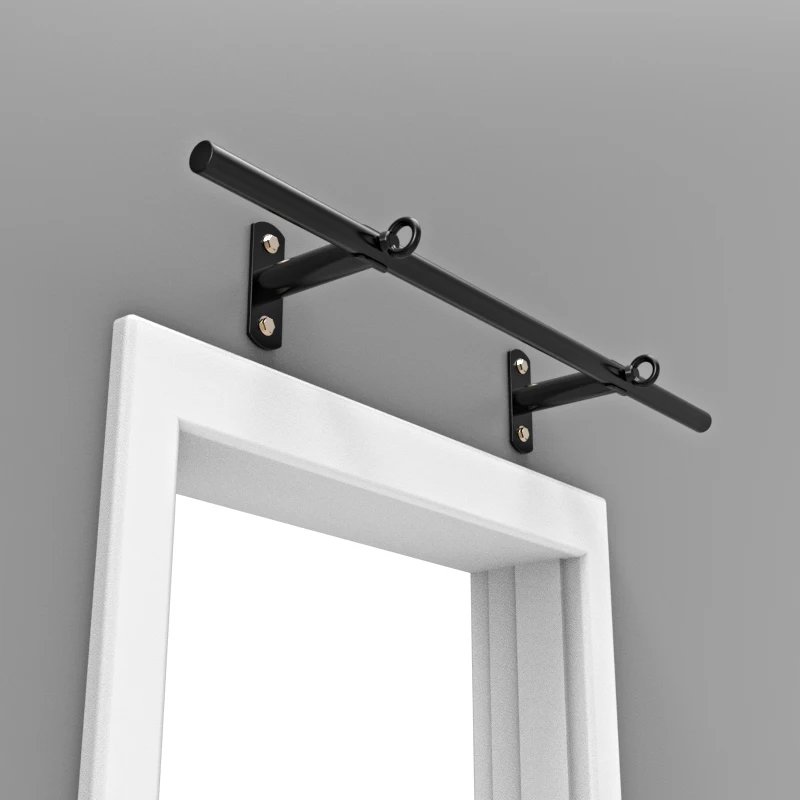 Doorway Pull Up Bar Gym Pull Accessories Heavy Duty Wall Mounted Horizontal Bar Upper Body Workout Training For Home Gym Indoor
