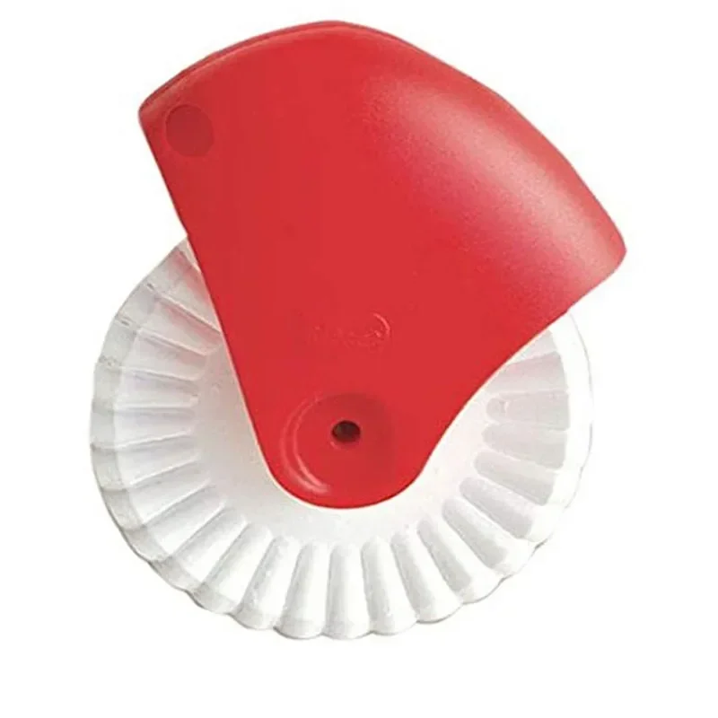 Kitchen Pizza Pastry Lattice Cutter Pastry Pie Decor Cutter Plastic Wheel Roller for Pizza Pie Crust Baking Tools