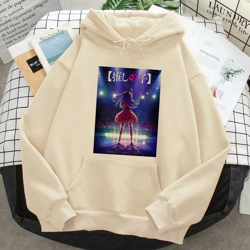 Oshi No Ko hoodies women Winter  Kawaii harajuku graphic Hooded Shirt female streetwear Pullover