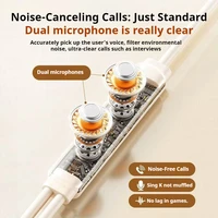 Écouteurs filaires à clipser de Type C et 3.5mm, oreillettes avec son Surround 9D, casque de sport pour Gamer, écouteurs ENC dans un micro HD pour Samsung 5
