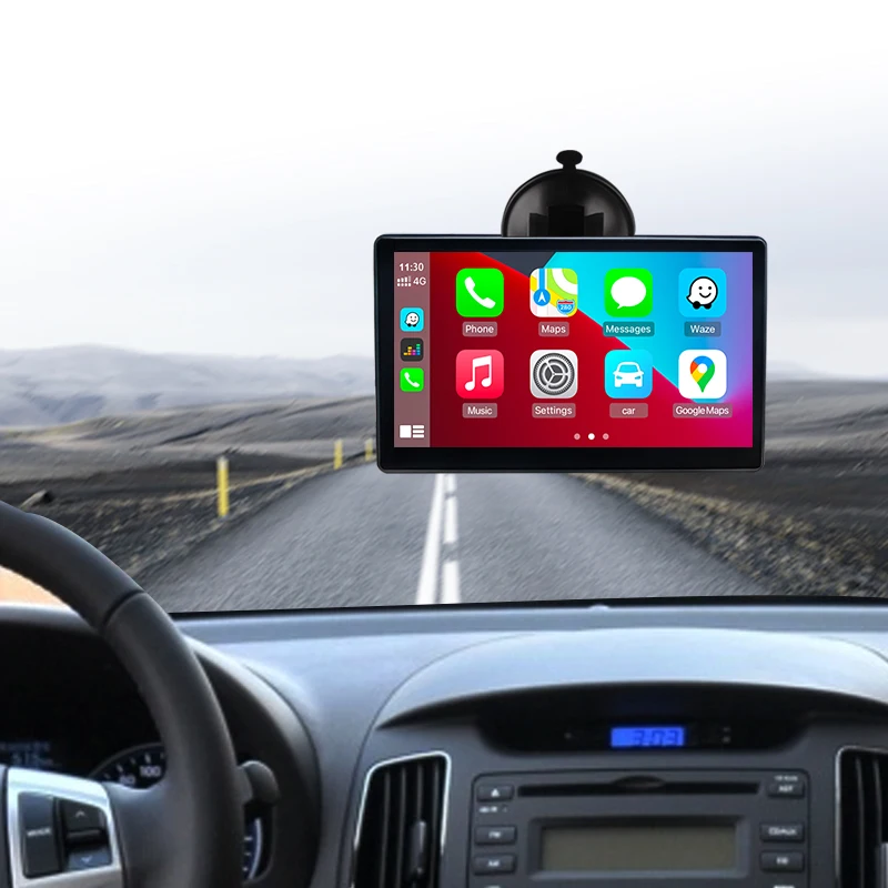 Автомобильный монитор портативная беспроводная навигация CarPlay для всех