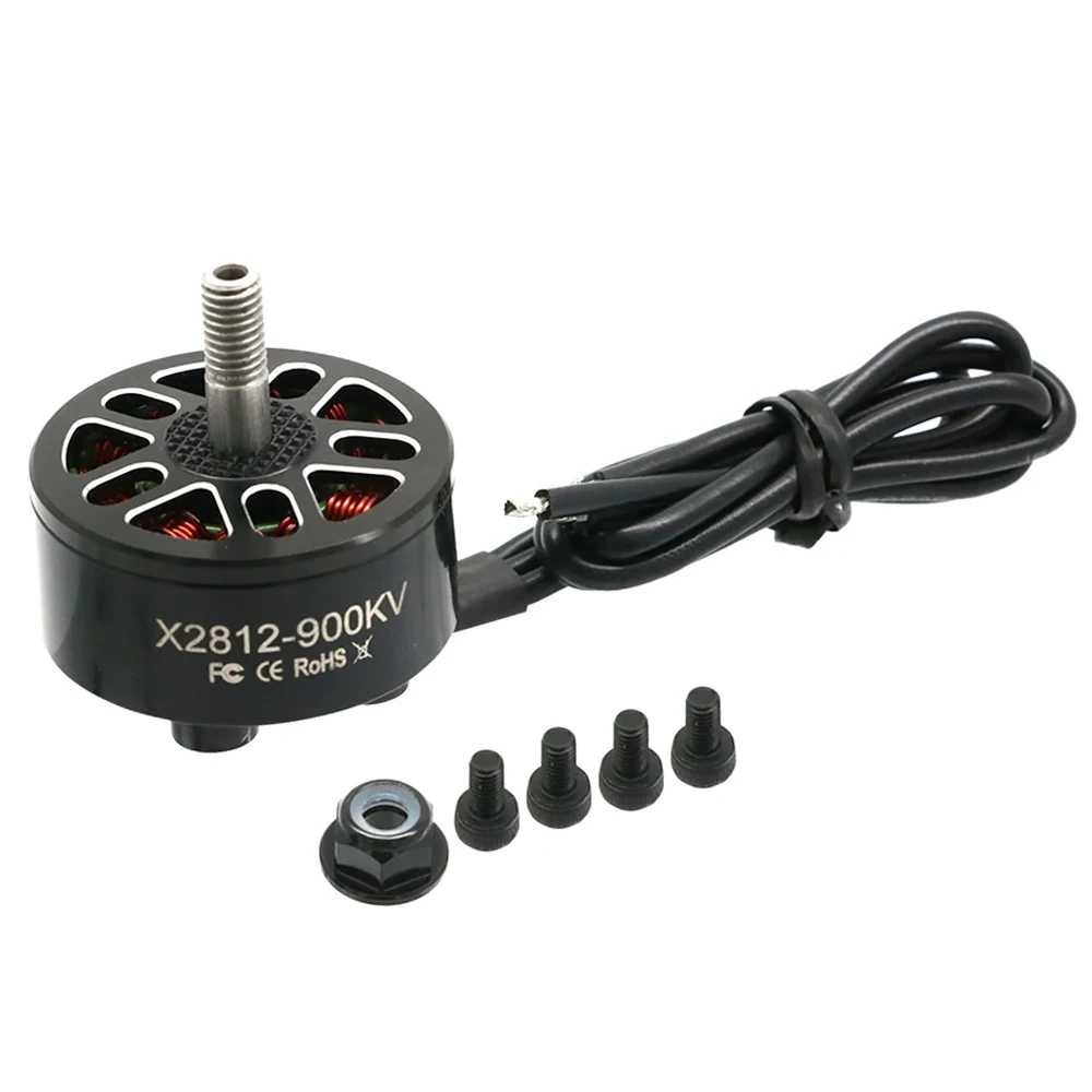 4pcs/lot Angel X2812 2812 KV900/ KV1115 2-6S High Torque Brushless Motor M5 Shaft For Aircraft/ Multicopter/ 7" 8" 9" FPV Drone