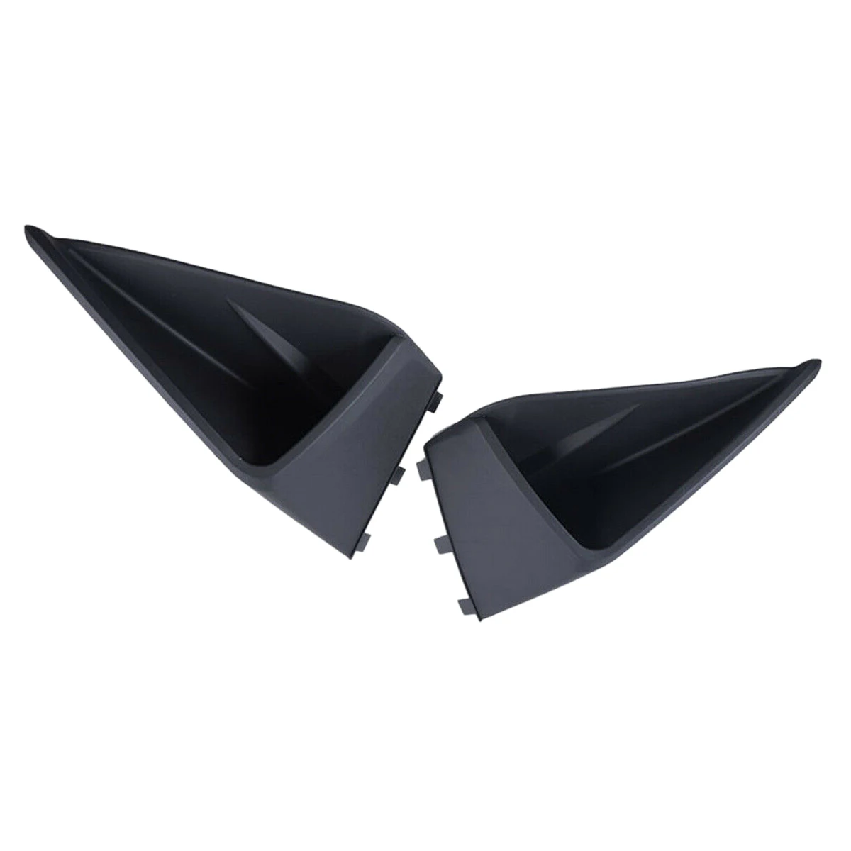 

Front Bumper Air Intake Trim Panel for Ford Mustang 18-19 Fog Vent Decorative Plates Matte