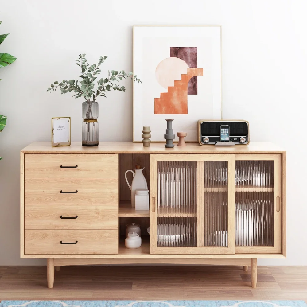 Wood Filing Kitchen Cabinets Modern Storage Nordic Display et Bar Sideboard Closet Luxury Archivadores Dining Room Sets