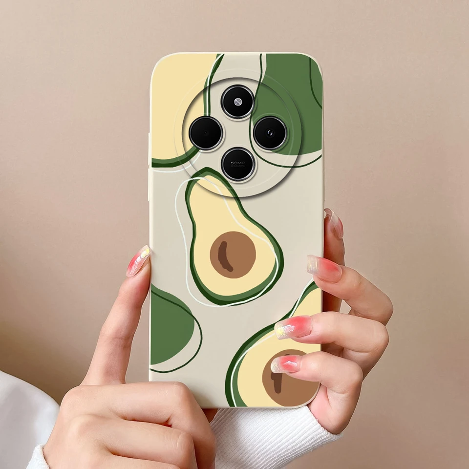 Rose Sunflower Avocado Antifouling Protective Drop-Resistant Bumper Case