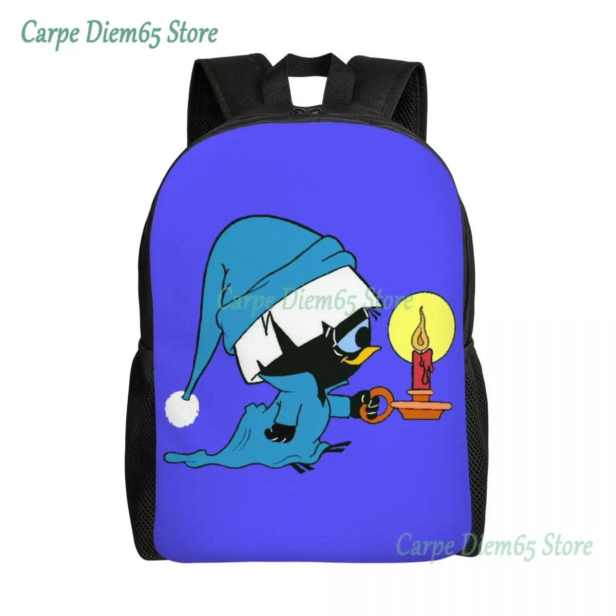 

Calimero At Night Travel Backpack Women Men School Computer Bookbag Cartoon Comic College Student Daypack Bags