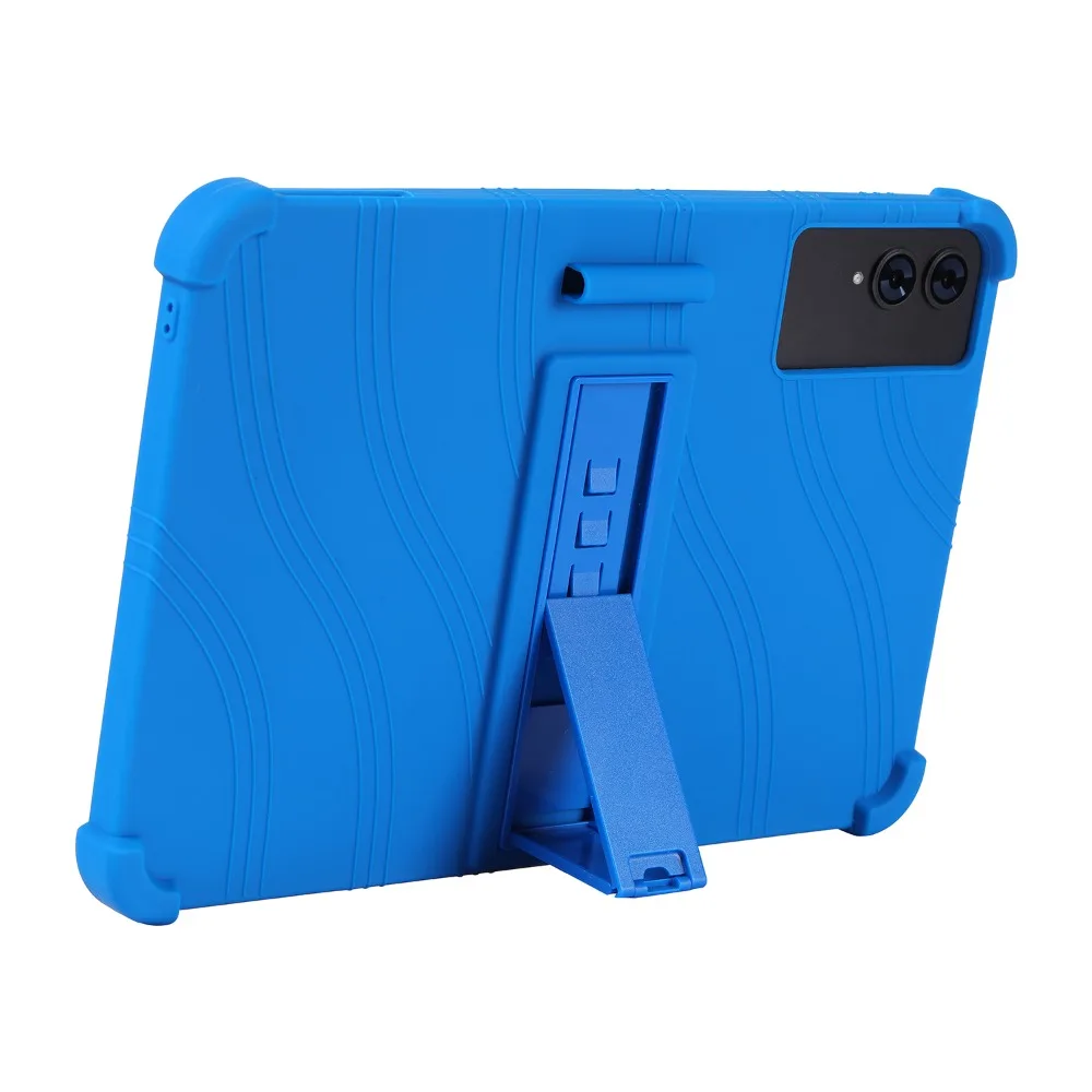Premium Soft Silicon Tablet Case with Rear Kickstand and Enhanced Durability