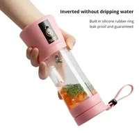Mini presse-agrumes électrique Portable, chargeur USB, pour Smoothie, Milkshake, automatique, frais, citron, mélangeur de cuisine, tasse de fruits 4