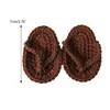 Mini Newborn Baby Slippers Photography Props Handmade Crochet Baby Slippers Baby Infant Photography Accessories 5