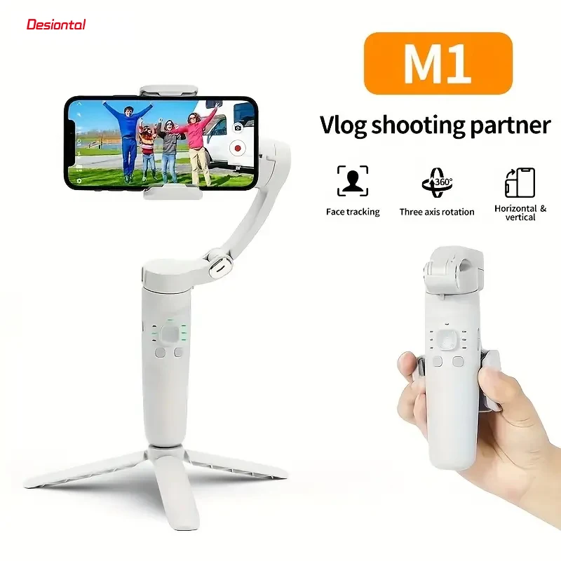 Gimbal Stabilisateur Handheld pour Smartphone 7" - 2200mAh