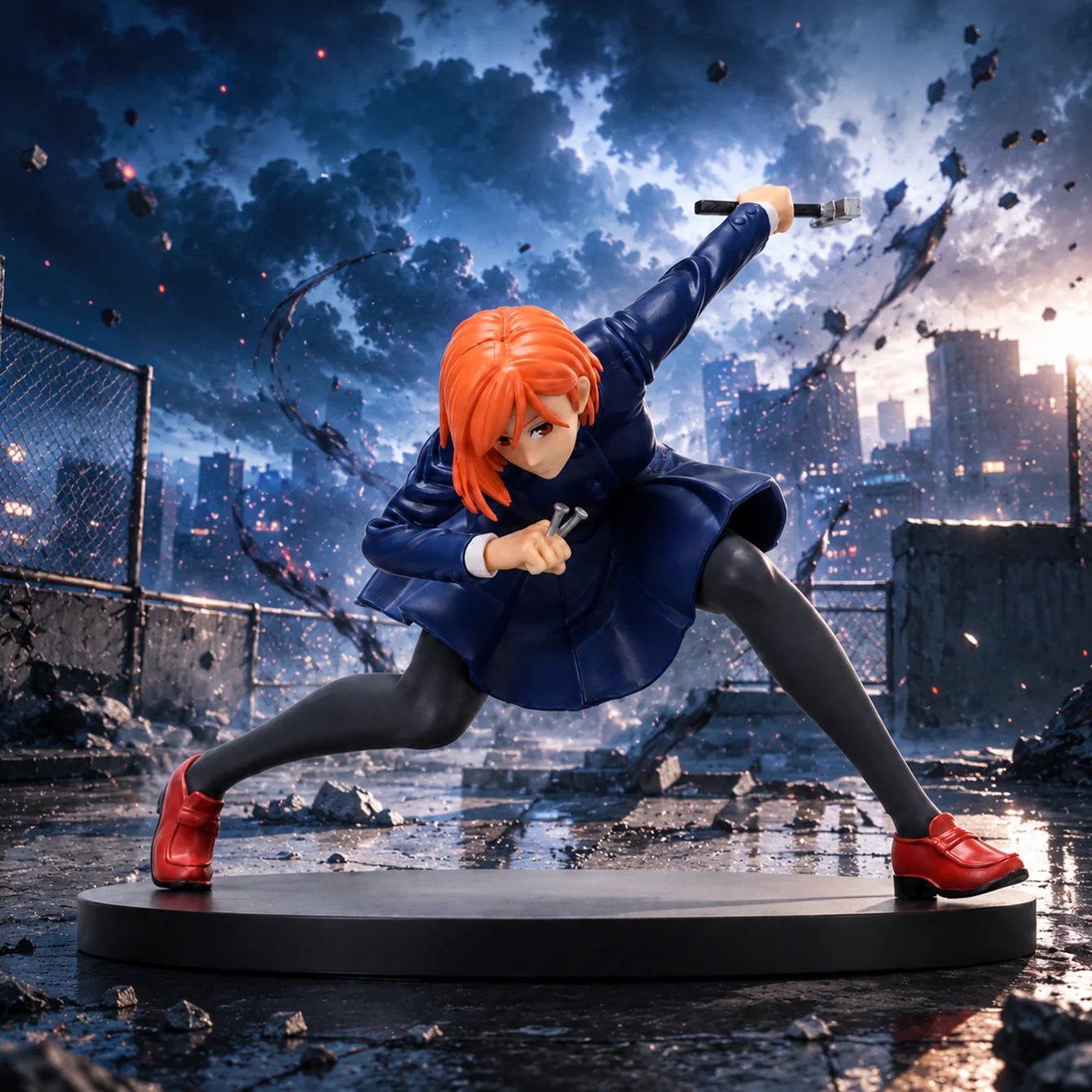 Kugisaki Anime Character Collectible Desktop Ornament - Perfect Gift for Friends and Anime Fans