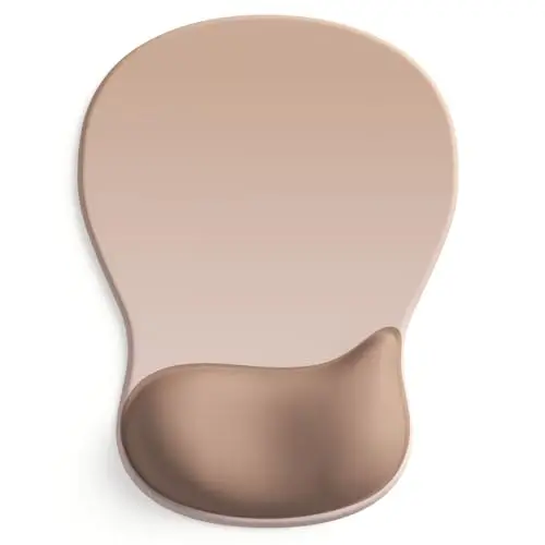 Ergonomic Gel Wrist Rest Mouse Pad with Non-Slip Base for Comfortable Use