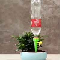 Drip watering planter for lazy people on business trip drip irrigation drink bottle gardening green plant watering device 5