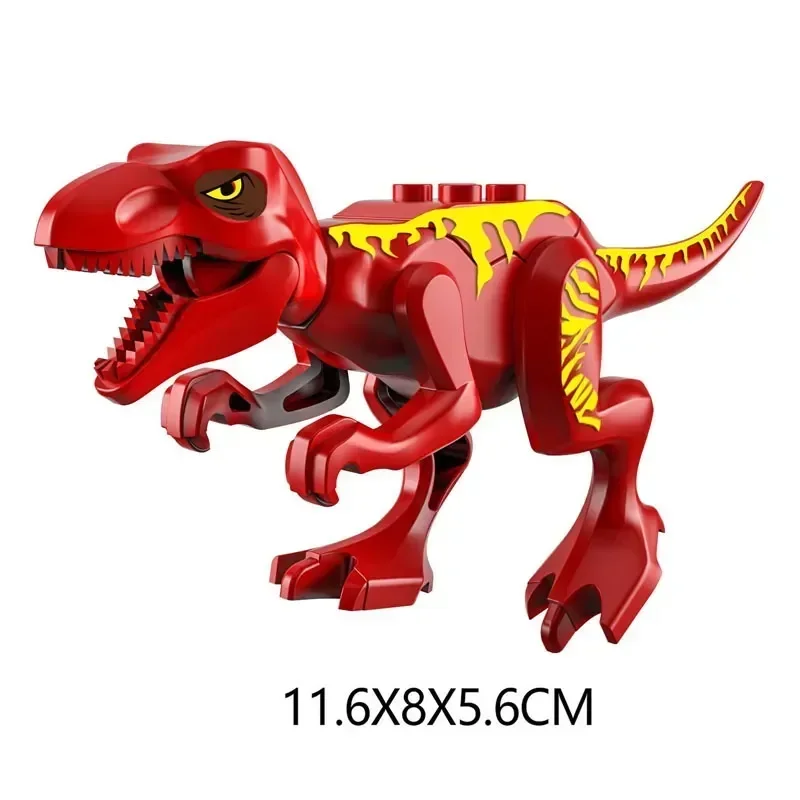 thumbnail image 1 of ¡¡¡Gran valor!!! Dinosaurios de Jurassic World Park Mosasaurus Rex Indoraptor Triceratops Indominus Juguetes de bloques de construcción Dinosaurio Regalo, 1 of 5