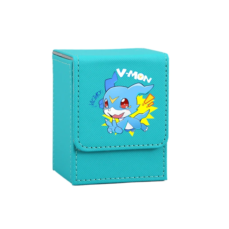 Digimon Adventure Leather Card Case with Iconic Characters Design