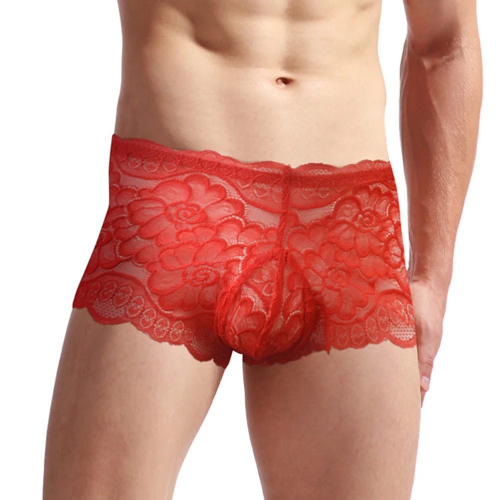 

Men Seamless Boxer Briefs Sexy Shorts U Convex Pouch Underwear Trunks Breathable Underpants Sissy Boxershorts Stretch Undies