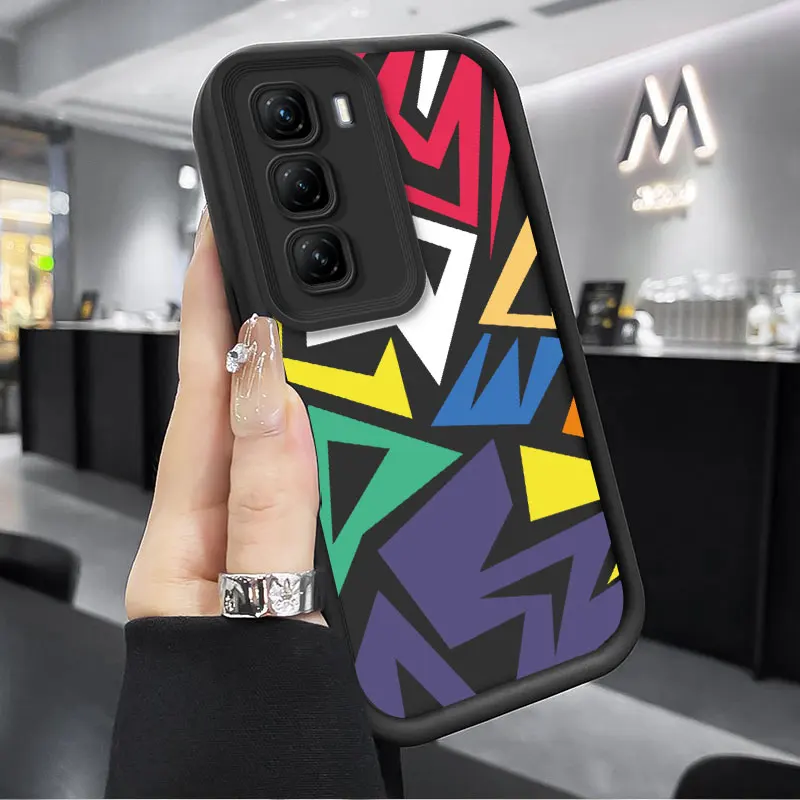 Fashion Graffiti Matte Silicone Shockproof Bumper Phone Case