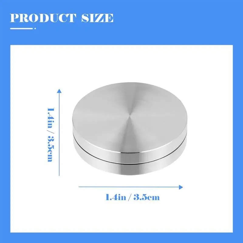 Cake And Cakes Stand Bearing Baking Tray Table Glass Base Rotating Stand Baking Pans Aluminum Round Disc Axle Lazy Susan Pad
