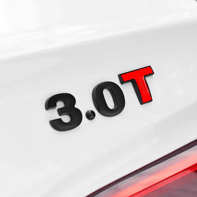 3D Metal DIY Styling Letters Word Alphabet Emblem Decals Numbers Labeling Car Sticker Rear Trunk Logo Digital Badge Accessories - Image 6
