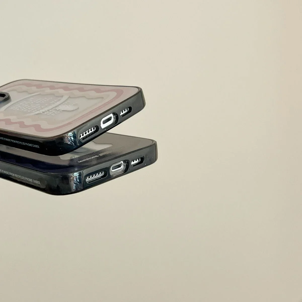 2.0 Version Acrylic Upgrade Border MagSafe Wave Phone Case Cover for IPhone 11 12 13 14 15 Pro Max Case for IPhone 15 Pro Max