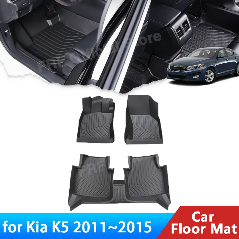 

for Kia Optima TF K5 2011 2012 2013 2014 2015 Accessories Car Floor Mat Foot Panel Line Carpet Pad Waterproof Anti-Sirty Parts