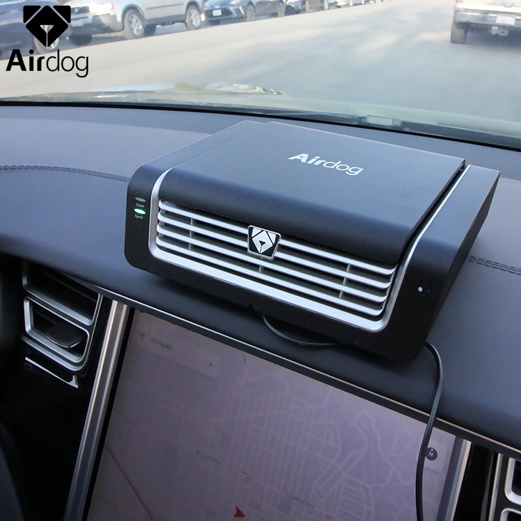 

Portable TESLA V5 mini automatic car charger air purifier