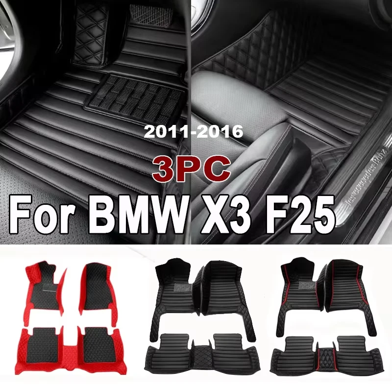 Floor Mats Fits Bmw X3 F25 2011-2017 | Custom Fit Waterproof Heavy Duty Car Mat