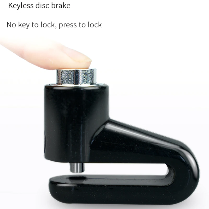 Description Picture 4 of itemBicycle Disc Brake Lock Anti Theft Wheel Disc Brake Lock for Electric Scooter Bicycle MTB Mountain Road Bike Padlock with 2 Keys