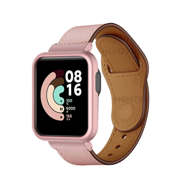 Compre Para Xiaomi Redmi Watch 2 Lite Reemplazo de Correa de Cuero Genuina  Banda de Reloj Ajustable - Morado Oscuro en China