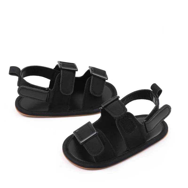 Baby Shoes Summer Sandal Cool Style High Quality PU and TPR Anti-slip Sole Todder Walking Shoe 0-9-18 Month 2024 Fashion BHX3205 4