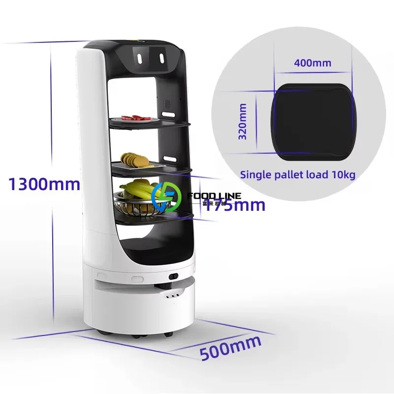 Robot di Servizio per Ristoranti: Design Personalizzati per Caffè, Fast Food e Pizza - immagine 2