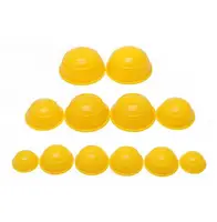 12Pcs/Set Strong Suction Vacuum Cupping Chinese Therapy Silicone Anti Cellulite Cans Body Massager Slimming Tools 5 Sizes Jars 1