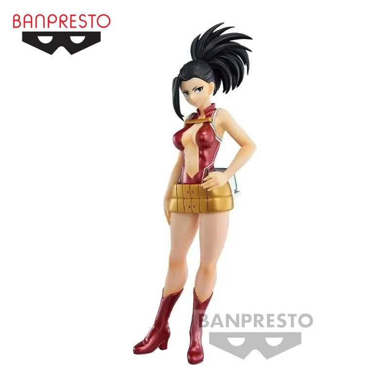 

BANDAI Original Banpresto My Hero Academia YAOYOROZU MOMO Anime Model ornament Collection Figure toy Christmas birthday gift