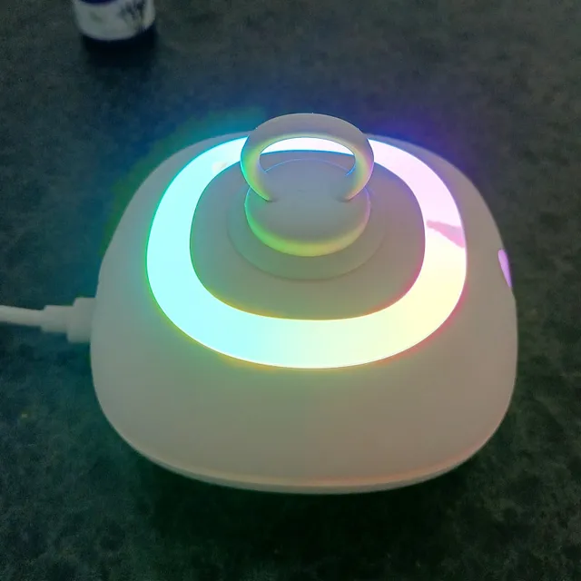 Rechargable Pure Essential Oil Aromatherapy diffuser Household ultrasonic air mute humidifier for home office with color light 5