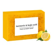 Barre de savon éclaircissante pour le corps, citron, curcuma, livres de corps, éclaircissant, ati elles foncées, jambes, nettoyant pour le corps, éclaircissant le visage, Regina 1