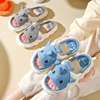 Four Seasons Women Shark Linen Slippers Men Cute Animal Sandals Adults Indoor Bedroom Cartoon Slides Couples Outdoor Flip Flops 1