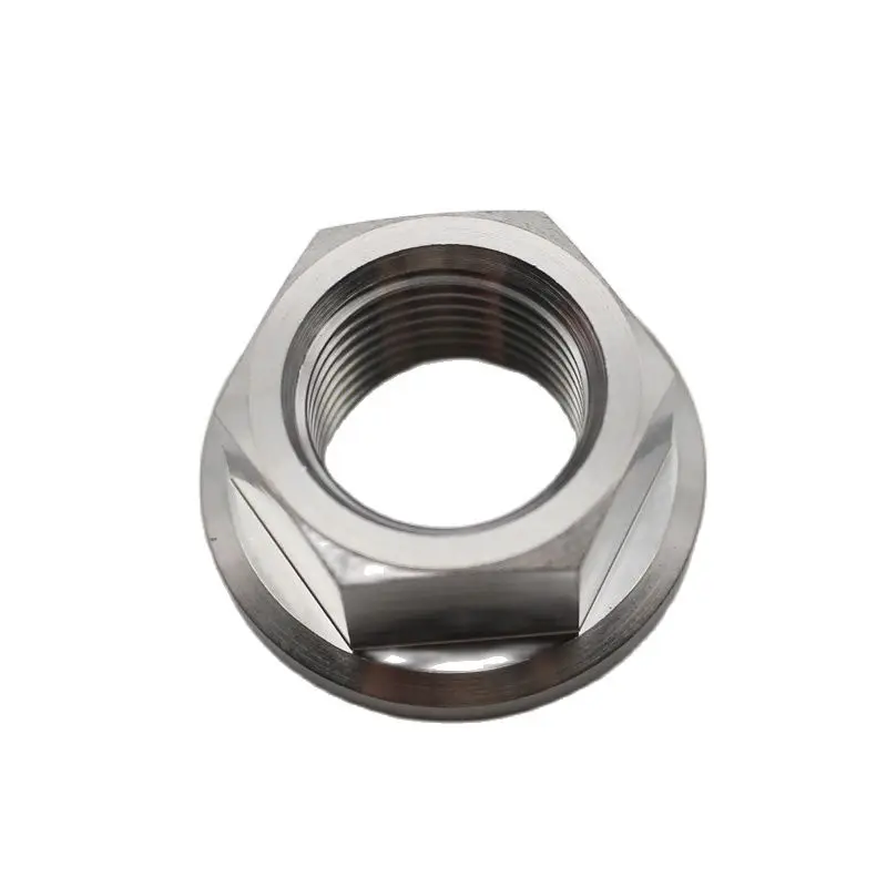 

M18 Titanium Grade 5 DIN 6923 1.5mm Thread Pitch Hex Flange Nut
