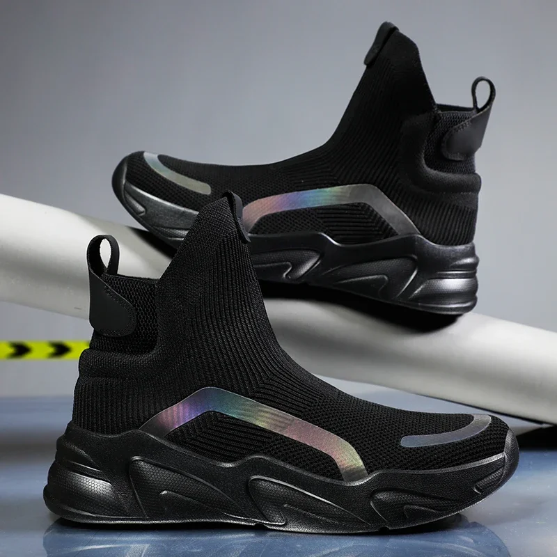 Men Sneakers Women Sneakers High-top Sock Sneakers