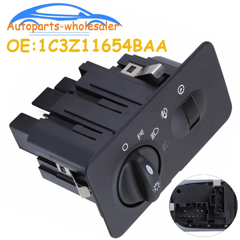 Car Headlamp Switch 1C3Z-11654-BAA Fit 2001-2007 Ford F-250 F-350 F-450 F-550