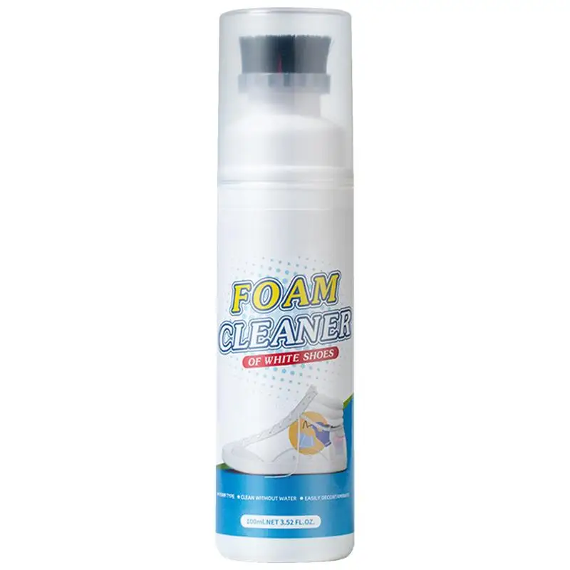 Foam Cleaner for White Shoes Whitening Magic Spray Get Rid of Dirty White Boot Sneaker Cleaning Stain Remove Yellow