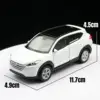 1/36 Hyundai Tucson SUV Toy Car Model Welly Diecast Alloy Vehicle Miniature Pull Back Collection Gift For Children Boys Kid 6